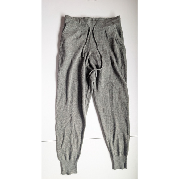 The Cashmere Project Pants - NWT The Cashmere Project Basic 100% Cashmere Sweatpants Size S Dark Green #3H511